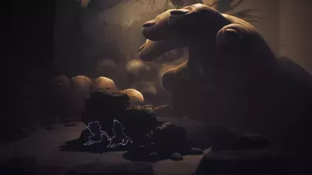 敵のビジュアルが不気味で気持ち悪い