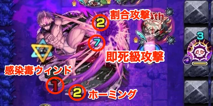 ジジの攻撃パターン