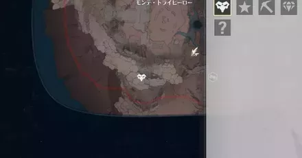 赤い敵マップ