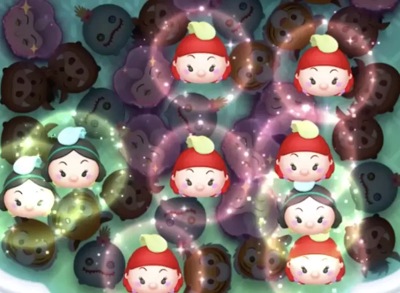 1種類のツムがドリゼラとアナスタシアに変化