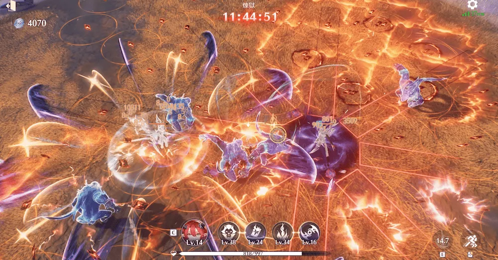 終了タイミング