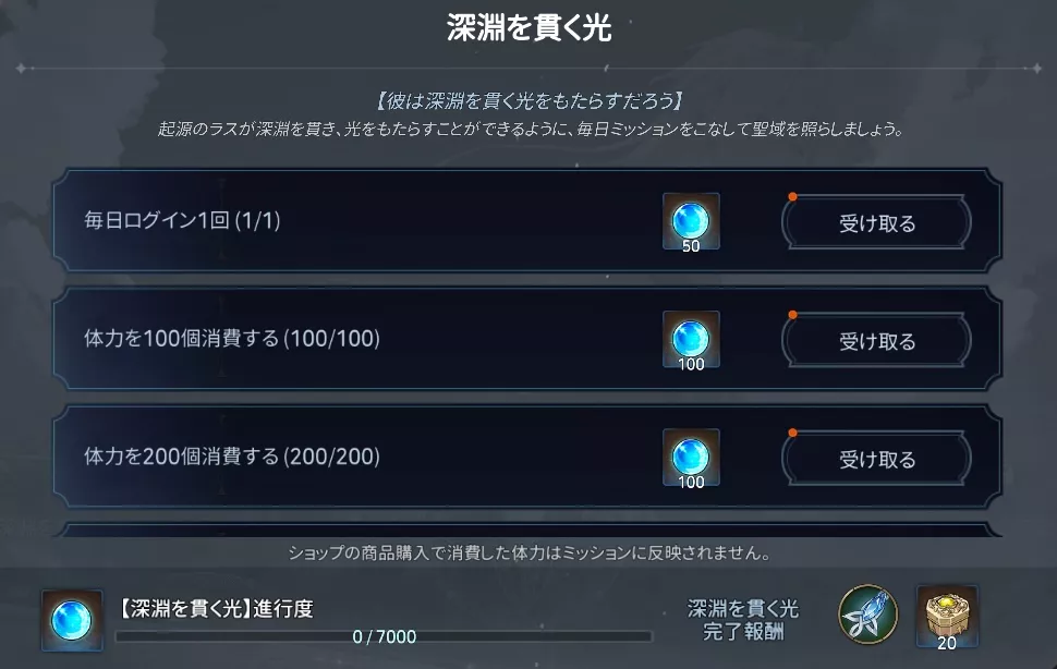 深淵を貫く光