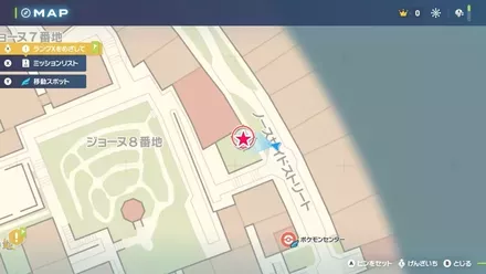 ケロマツの挑戦状の拡大マップ画像