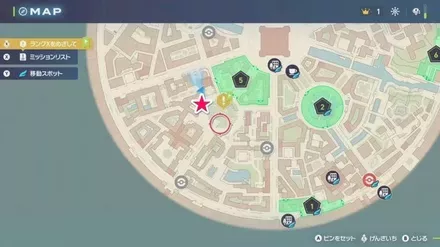 遠距離技でスマートにのマップ画像 size:440x0