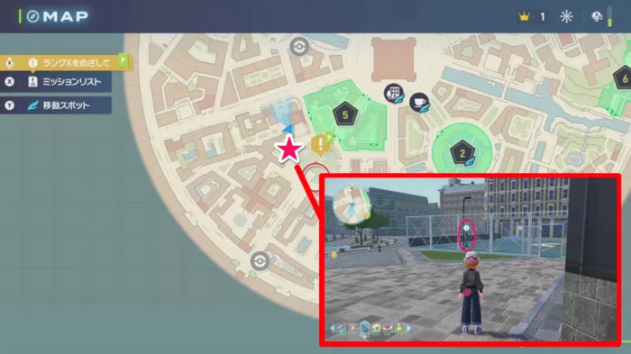 遠距離技でスマートにのマップ