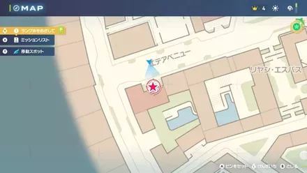 となりのカフェのペロリームの拡大マップ画像