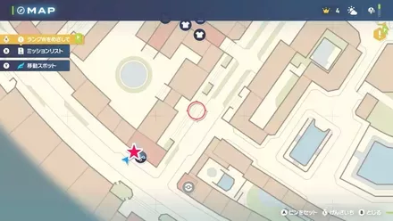 いろとりどりのフラベベたちの拡大マップ画像