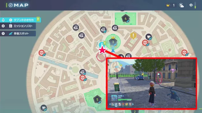 タブンネの気持ちのマップ