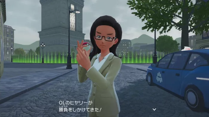 ヒヤリーとのポケモンバトル