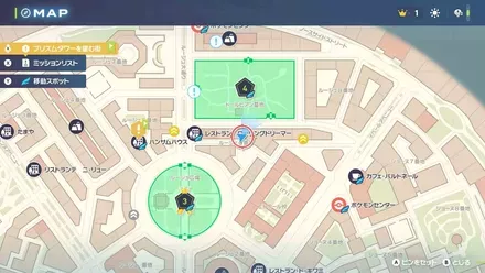 どくびしの入手マップ