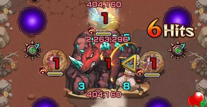 靴ザコの反撃でザコが透明化