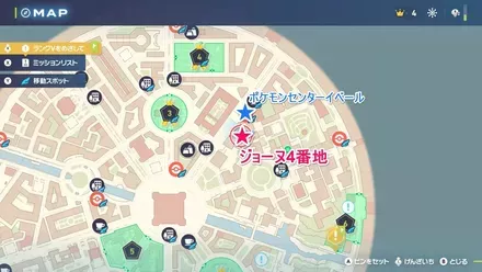 ジョーヌ4番地マップ