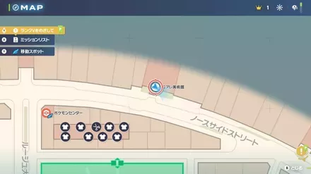 美術館のコフーライの拡大マップ画像