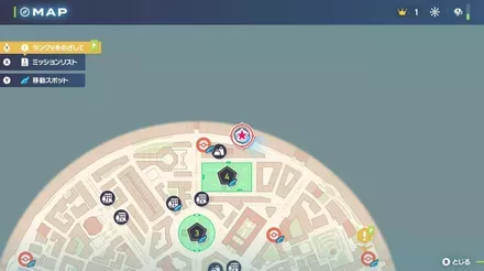 美術館のコフーライのマップ画像 size:440x0