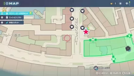 ホロベーターの地中にはの拡大マップ画像