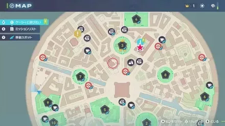 ケーシィと遊びたいのマップ画像 size:440x0