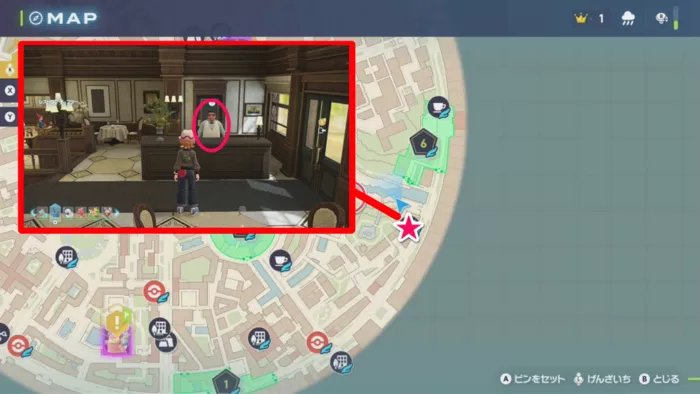 戦いのフルコース・一ツ星のマップ