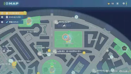 ゴースの出現場所の画像