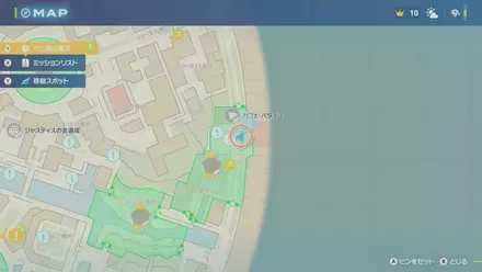 デルビルのマップ