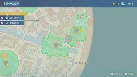 チルットの出現場所の画像