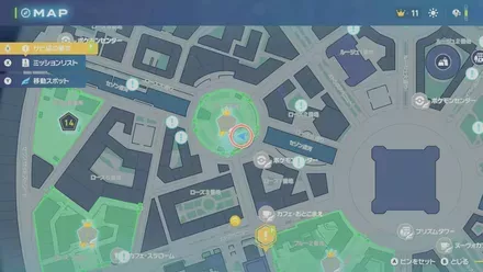 バニプッチの出現場所の画像