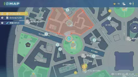 フラエッテの出現場所の画像