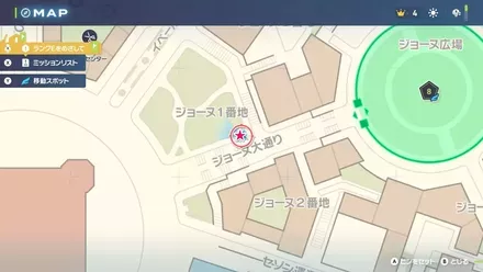 ヨガマスターのお導きの拡大マップ画像