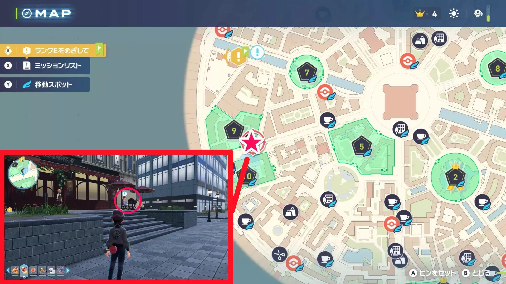 なかよしファイトのマップ