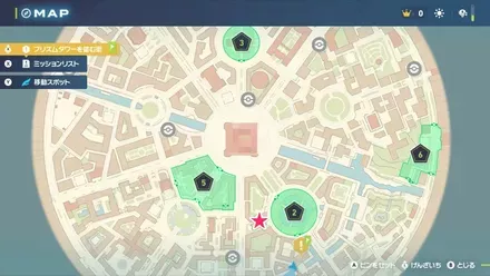 ヌメイルの出現場所マップ