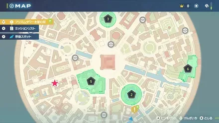 アブソルの出現場所マップ