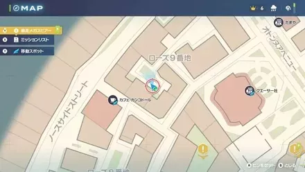 コクーンのマップ