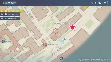 電力不足のホロベーターの拡大マップ画像