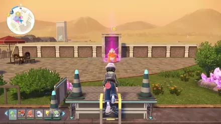 建物の屋上に暴走メガバクーダ