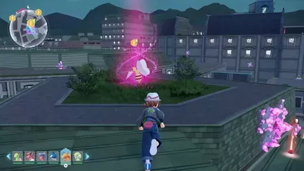 道なりに進むと暴走メガスピアーがいる