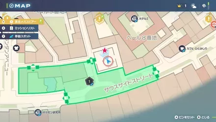 トラップ設置にご用心の拡大マップ画像