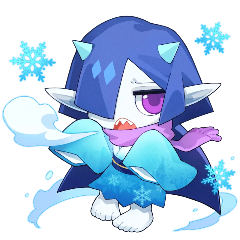 雪こもりオニミ