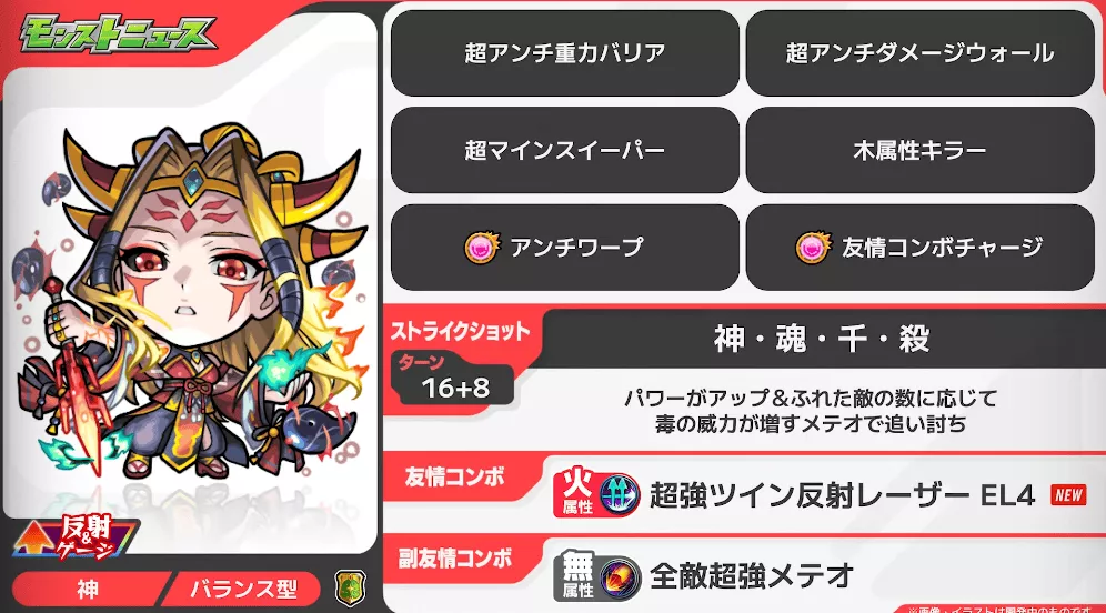 イザナミ ステータス