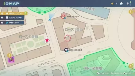 大迷惑なビードルの拡大マップ画像