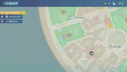 キバニアのマップ