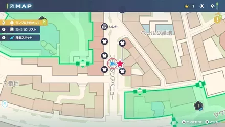 かぐわしきバニプッチの雪の拡大マップ画像