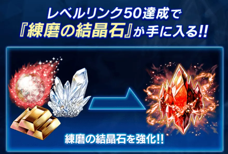 レベルリンク50達成で入手可能