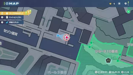 ピジョットたちは空を飛ぶの拡大マップ画像