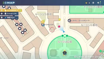 がんじがらめの男の拡大マップ画像