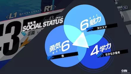 魅力パラメータを上げておく