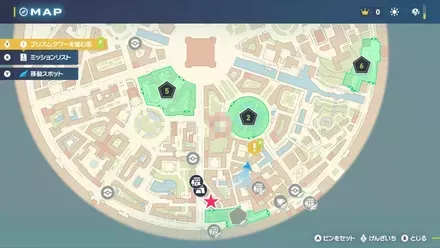 コクーンの出現場所マップ