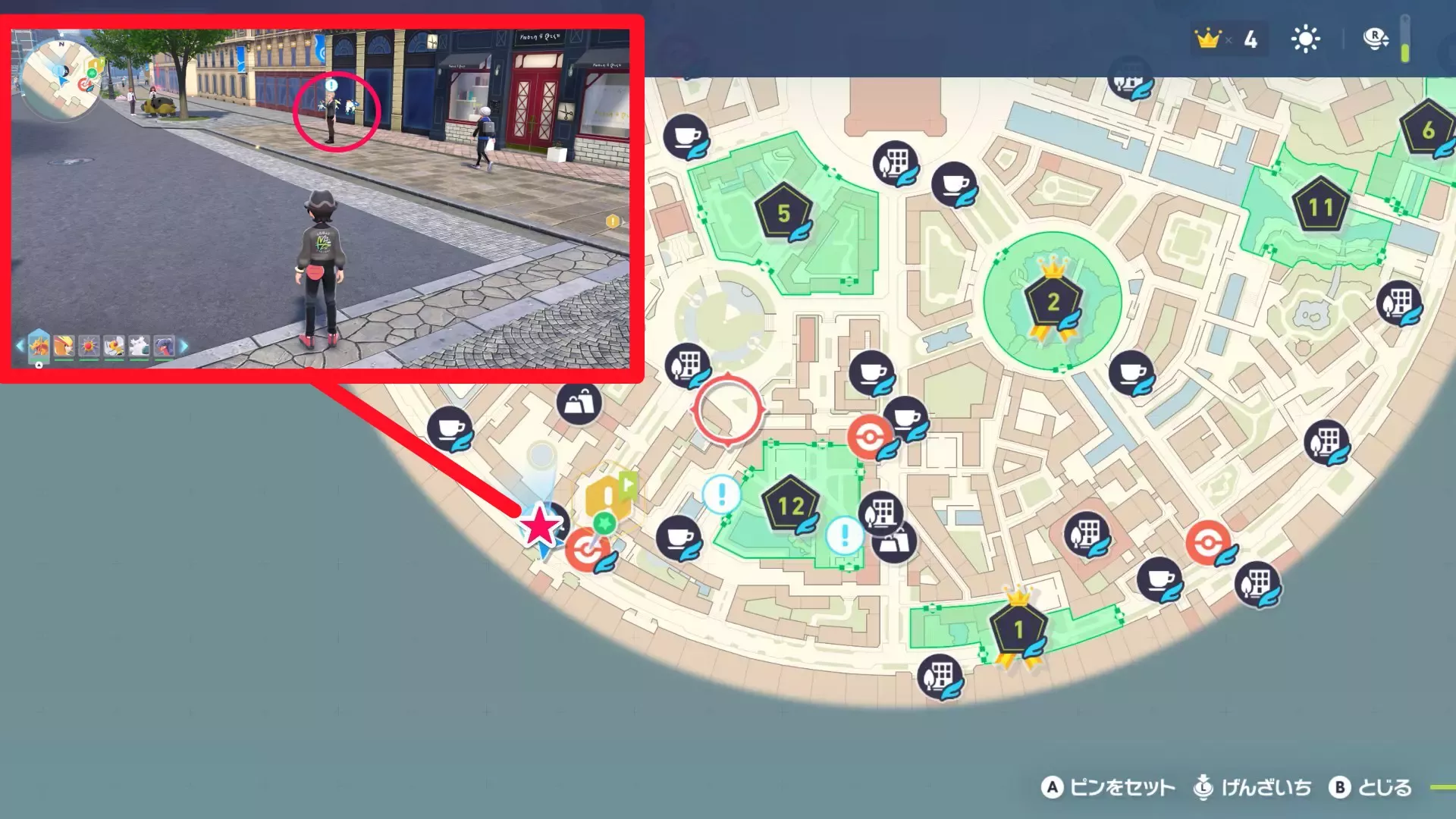 花と踊るフラエッテたちのマップ