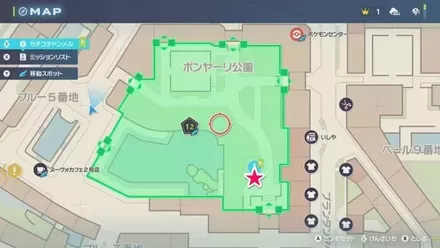 カチコチドンメルの拡大マップ画像