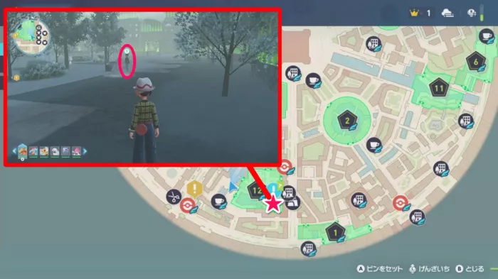 カチコチドンメルのマップ