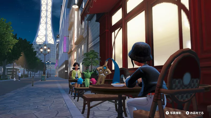 カフェで過ごす