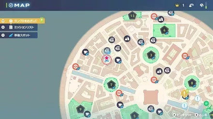 きあいをためろ！のマップ画像 size:440x0